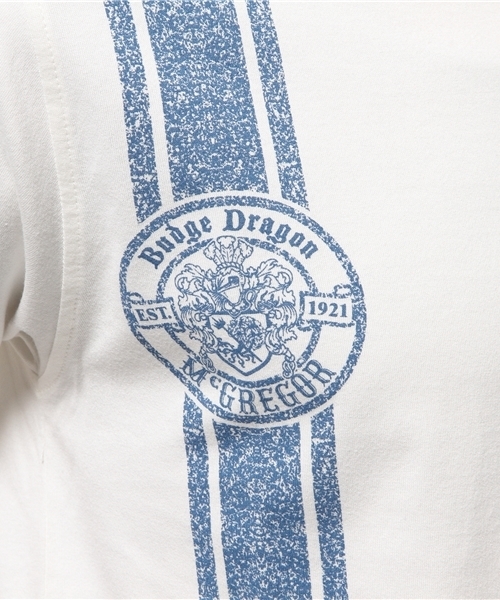 McGREGOR Budge Dragon(マックレガーバッジドラゴン)の「クルーネックポケットTシャツ(Tシャツ/カットソー・メンズ・アイボリー/チャコールグレー/ネイビー・M/L/LL)」の11枚目の写真