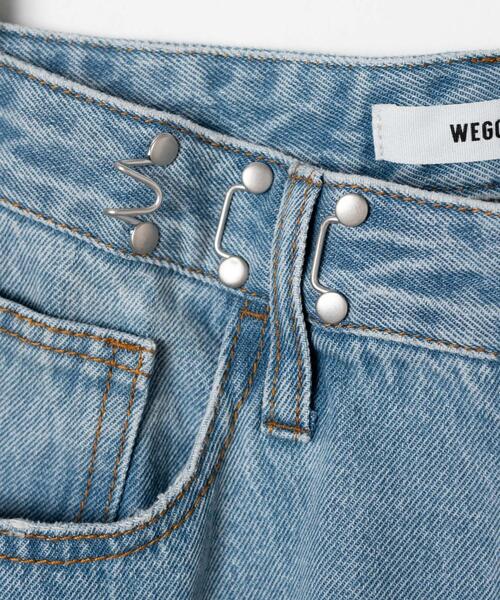WEGO（ウィゴー）の「WEGO/ウエストフックデニムパンツ（デニムパンツ・レディース・ブラック/ライトインディゴブルー・FREE）」の22枚目の写真
