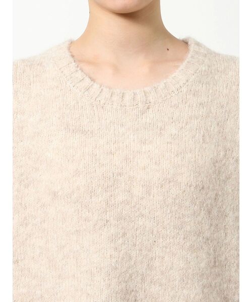 RESEXXY（リゼクシー）の「ルーズオーバーニットトップス（ニット/セーター・レディース・ベージュ/ホワイト/ピンク・FREE）」の7枚目の写真