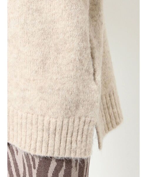 RESEXXY（リゼクシー）の「ルーズオーバーニットトップス（ニット/セーター・レディース・ベージュ/ホワイト/ピンク・FREE）」の10枚目の写真