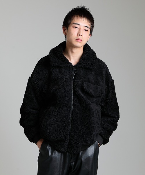 DELUXE(デラックス)の「NEACOLA(ブルゾン・メンズ・ブラック/ベージュ・SMALL/MEDIUM/LARGE)」の2枚目の写真