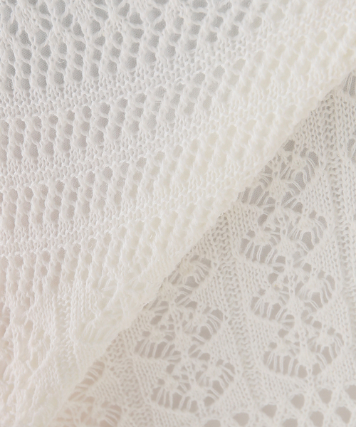 【新品未使用】plage COTTON HEMP KINIT LACE スカート plage（プラージュ）の「COTTON HEMP KINIT LACE スカート