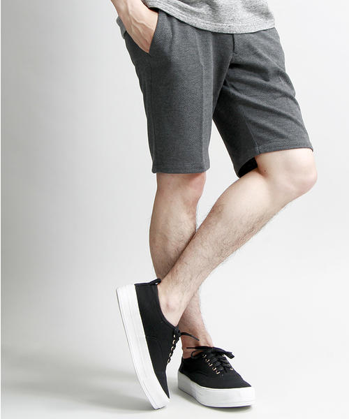 WEGO（ウィゴー）の「WEGO/カルゼダブルフェイスショーツ（その他パンツ・メンズ・ダークグレー/グレー・MEDIUM/LARGE）」の2枚目の写真