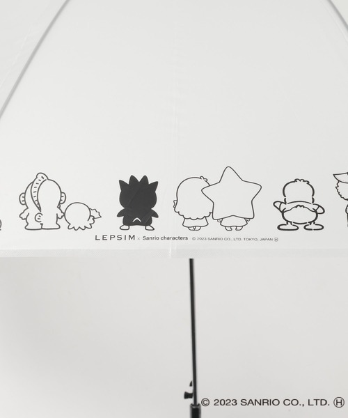 LEPSIM（レプシィム）の「【サンリオキャラクターズ】ビニール傘　907726（長傘・レディース・カラフル/クリアブラック・ONE SIZE）」の12枚目の写真