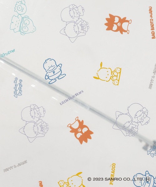 LEPSIM（レプシィム）の「【サンリオキャラクターズ】ビニール傘　907726（長傘・レディース・カラフル/クリアブラック・ONE SIZE）」の13枚目の写真