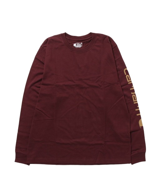Carhartt(カーハート)の「Carhartt / カーハート SLEEVE LOGO T-SHIRT L/S 袖ロゴ ロンT(Tシャツ/カットソー・メンズ・ダークオリーブ/ブラック/バーガンディー/コバルトブルー/ブルー/ネイビー・XX-LARGE/SMALL/LARGE/X-LARGE/MEDIUM)」の6枚目の写真
