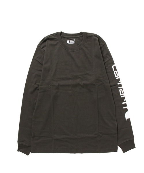 Carhartt(カーハート)の「Carhartt / カーハート SLEEVE LOGO T-SHIRT L/S 袖ロゴ ロンT(Tシャツ/カットソー・メンズ・ダークオリーブ/ブラック/バーガンディー/コバルトブルー/ブルー/ネイビー・XX-LARGE/SMALL/LARGE/X-LARGE/MEDIUM)」の19枚目の写真