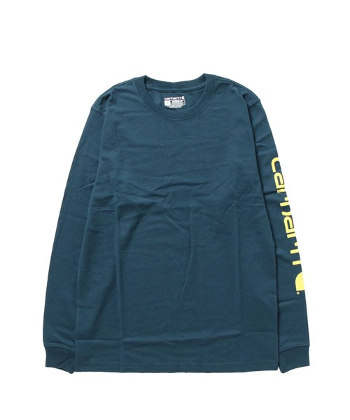Carhartt(カーハート)の「Carhartt / カーハート SLEEVE LOGO T-SHIRT L/S 袖ロゴ ロンT(Tシャツ/カットソー・メンズ・ダークオリーブ/ブラック/バーガンディー/コバルトブルー/ブルー/ネイビー・XX-LARGE/SMALL/LARGE/X-LARGE/MEDIUM)」の21枚目の写真