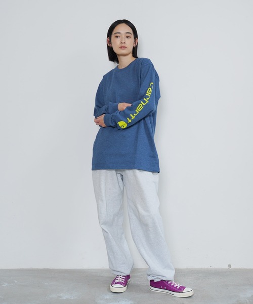 Carhartt(カーハート)の「Carhartt / カーハート SLEEVE LOGO T-SHIRT L/S 袖ロゴ ロンT(Tシャツ/カットソー・メンズ・ダークオリーブ/ブラック/バーガンディー/コバルトブルー/ブルー/ネイビー・XX-LARGE/SMALL/LARGE/X-LARGE/MEDIUM)」の14枚目の写真