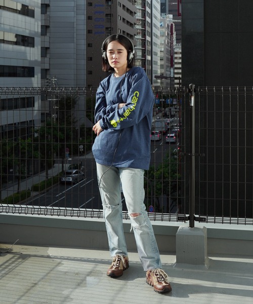 Carhartt(カーハート)の「Carhartt / カーハート SLEEVE LOGO T-SHIRT L/S 袖ロゴ ロンT(Tシャツ/カットソー・メンズ・ダークオリーブ/ブラック/バーガンディー/コバルトブルー/ブルー/ネイビー・XX-LARGE/SMALL/LARGE/X-LARGE/MEDIUM)」の10枚目の写真