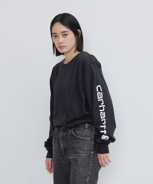 セール】Carhartt / カーハート SLEEVE LOGO T-SHIRT L/S 袖ロゴ ロンT 