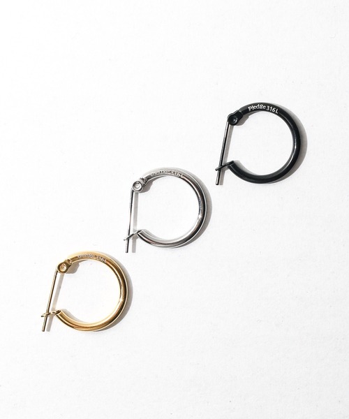 Pledge（プレッジ）の「/Pledge（プレッジ）/MINIフープ ピアス 3 Color SET（ピアス（片耳用）・メンズ・その他・FREE）」の5枚目の写真