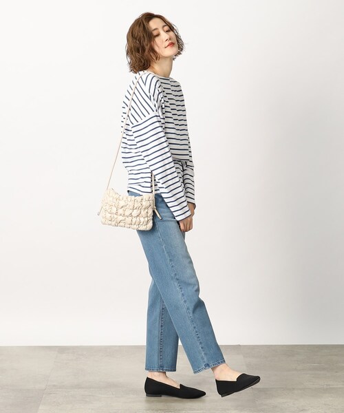 grove（グローブ）の「◆バックボタン ボーダープルオーバー（Tシャツ/カットソー・レディース・ブルー系2/ネイビー系2/ブラック系2・03/02/01/04/05）」の20枚目の写真