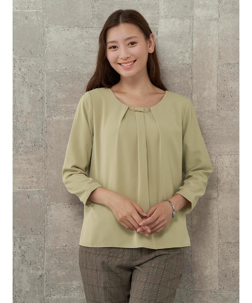 タグ付 BEIGE BENET Tブラウス シルク100% ベージュ サイズ2 タグ付 BEIGE BENET Tブラウス シルク100% ベージュ サイズ2