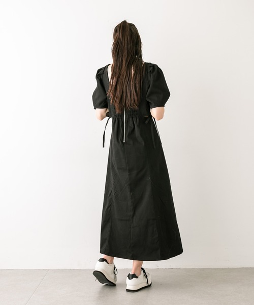 OLIVE des OLIVE（オリーブデオリーブ）の「肌見せサイドリボンワンピース　1032090130（ワンピース・レディース・レオパード/キャメル/ブラック・FREE）」の7枚目の写真