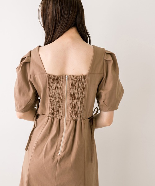 OLIVE des OLIVE（オリーブデオリーブ）の「肌見せサイドリボンワンピース　1032090130（ワンピース・レディース・レオパード/キャメル/ブラック・FREE）」の17枚目の写真