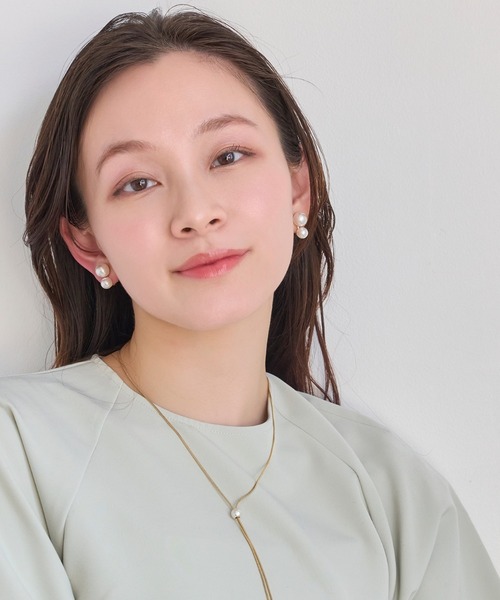 ツインパールイヤリング（イヤリング）｜Phoebe（フィービィー