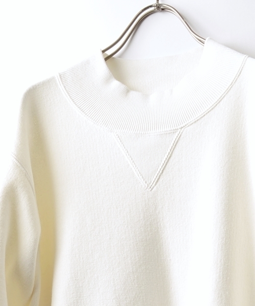 Champion（チャンピオン）の「Champion(チャンピオン)×SHIPS AUTHENTIC: 別注 リバースウィーブ モックネック スウェット■（スウェット・メンズ・ヘザ－グレー/ネイビー/ブラック/オフホワイト・MEDIUM/SMALL/LARGE）」の18枚目の写真