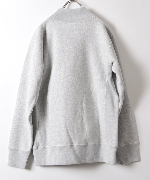 Champion（チャンピオン）の「Champion(チャンピオン)×SHIPS AUTHENTIC: 別注 リバースウィーブ モックネック スウェット■（スウェット・メンズ・ヘザ－グレー/ネイビー/ブラック/オフホワイト・MEDIUM/SMALL/LARGE）」の14枚目の写真