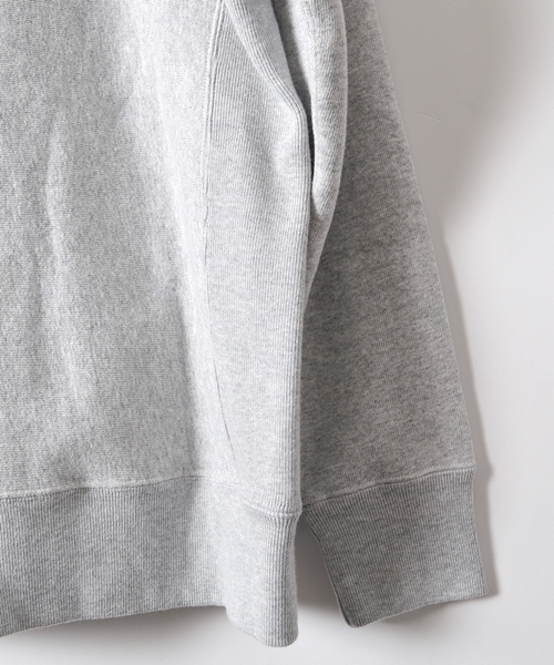 Champion（チャンピオン）の「Champion(チャンピオン)×SHIPS AUTHENTIC: 別注 リバースウィーブ モックネック スウェット■（スウェット・メンズ・ヘザ－グレー/ネイビー/ブラック/オフホワイト・MEDIUM/SMALL/LARGE）」の16枚目の写真