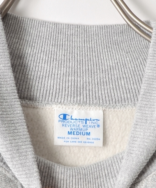 Champion（チャンピオン）の「Champion(チャンピオン)×SHIPS AUTHENTIC: 別注 リバースウィーブ モックネック スウェット■（スウェット・メンズ・ヘザ－グレー/ネイビー/ブラック/オフホワイト・MEDIUM/SMALL/LARGE）」の6枚目の写真
