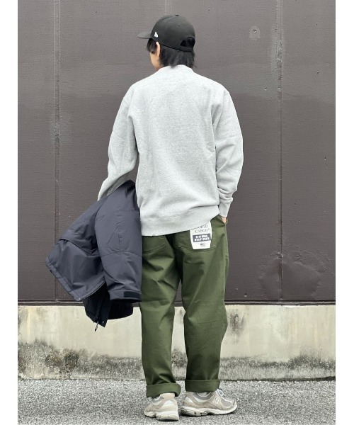 セール】【Champion】裏起毛ハーフスナップスウェット