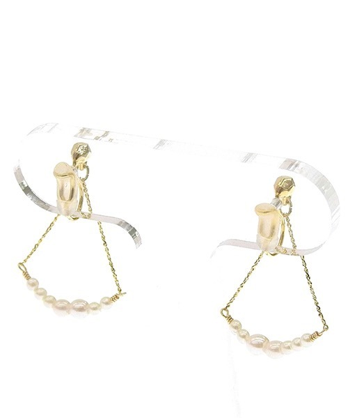 itam（アイタム）の「【itam】アイタム/ パールノンホールピアス/ 金属アレルギー対応（イヤリング・レディース・ゴールド/ピンクゴールド・FREE）」の8枚目の写真