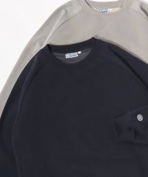 DISCUS ATHLETIC（ディスカス　アスレチック）の「2025AW DISCUS/ディスカス 裏起毛ボア ワンポイントロゴ ワッペン刺繍 ラグラン スウェットトレーナー レディース メンズ（スウェット）」