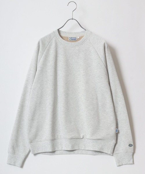 DISCUS(ディスカス)の「2025AW DISCUS/ディスカス 裏起毛ボア ワンポイントロゴ ワッペン刺繍 ラグラン スウェットトレーナー レディース メンズ(スウェット・レディース・グレー/ネイビー/オレンジ/アイボリー/ブラック/ダークグリーン/グリーン/アッシュ/スミクロ/グレイッシュベージュ/サックスブルー/ピンク・M/L/XL)」の17枚目の写真