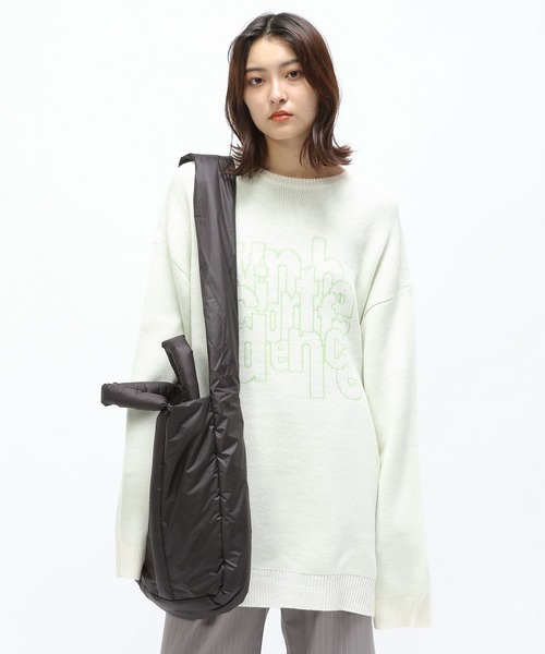 Anui（アニュイ）の「【UNISEX】クッションショルダートート（トートバッグ・レディース・ブラック/オフホワイト・FREE）」の22枚目の写真