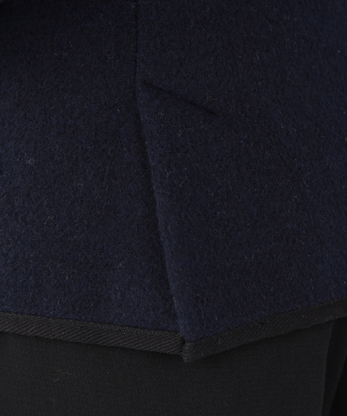 Ray BEAMS(レイビームス)の「【予約】DANTON / モッサ シングル コート(ブルゾン・レディース・ネイビー・34/36)」の12枚目の写真