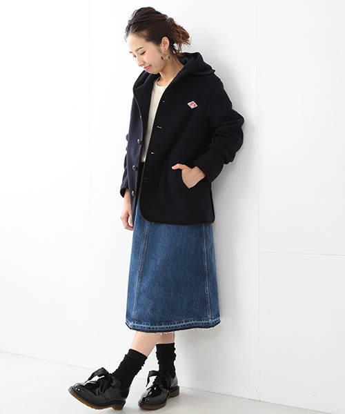 Ray BEAMS(レイビームス)の「【予約】DANTON / モッサ シングル コート(ブルゾン・レディース・ネイビー・34/36)」の19枚目の写真