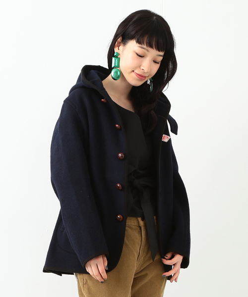 Ray BEAMS(レイビームス)の「【予約】DANTON / モッサ シングル コート(ブルゾン・レディース・ネイビー・34/36)」の16枚目の写真