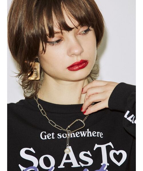 jouetie（ジュエティ）の「カラビナネックレス（ネックレス・レディース・シルバー/ゴールド・FREE）」の3枚目の写真