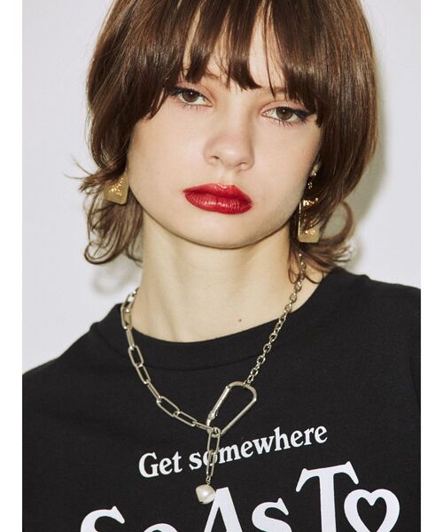 jouetie（ジュエティ）の「カラビナネックレス（ネックレス・レディース・シルバー/ゴールド・FREE）」の5枚目の写真