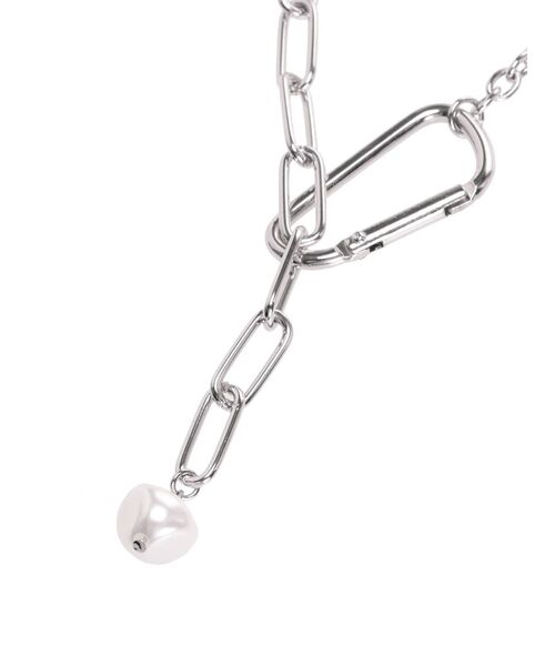 jouetie（ジュエティ）の「カラビナネックレス（ネックレス・レディース・シルバー/ゴールド・FREE）」の7枚目の写真