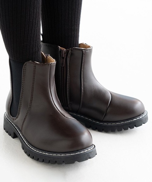 POMPKINS（ポプキンズ）の「【POMPKINS / ポプキンズ 】サイドゴアブーツ（ブーツ・キッズ・レッド/ブラウン/ブラック・19cm/23cm/22cm/21cm/20cm/18cm）」の12枚目の写真