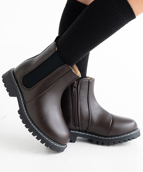 POMPKINS（ポプキンズ）の「【POMPKINS / ポプキンズ 】サイドゴアブーツ（ブーツ・キッズ・レッド/ブラウン/ブラック・19cm/23cm/22cm/21cm/20cm/18cm）」の13枚目の写真