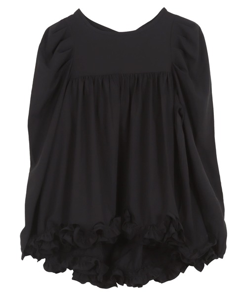 KOBE LETTUCE(コウベレタス)の「裾フリルブラウス(シャツ/ブラウス・レディース・オフホワイト/ブラック/ネイビー・M)」の11枚目の写真