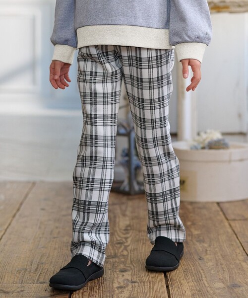【110-140㎝】シャギーチェック パンツ（その他パンツ）｜組曲（クミキョク） 5,676円