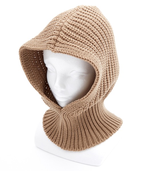 an meets zakka（アンミツザッカ）の「an meets zakka リブ編みニットバラクラバ（ネックウォーマー/スヌード・レディース・D/B/A/E/F/C・ONE SIZE）」の4枚目の写真