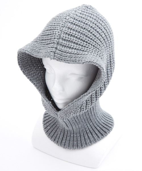 an meets zakka（アンミツザッカ）の「an meets zakka リブ編みニットバラクラバ（ネックウォーマー/スヌード・レディース・D/B/A/E/F/C・ONE SIZE）」の5枚目の写真