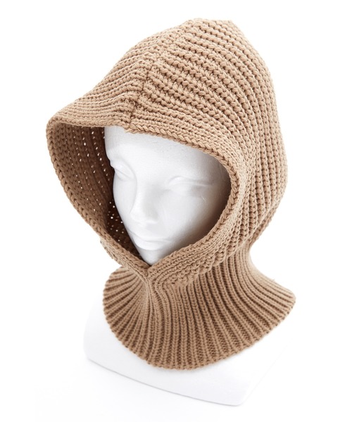 an meets zakka（アンミツザッカ）の「an meets zakka リブ編みニットバラクラバ（ネックウォーマー/スヌード・レディース・D/B/A/E/F/C・ONE SIZE）」の15枚目の写真