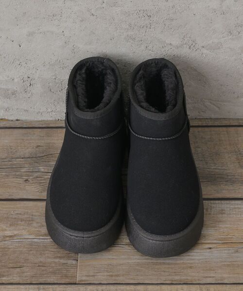 RETRO GIRL（レトロガール）の「厚底ショートムートン（その他シューズ・レディース・キャメル/ブラック・SMALL/MEDIUM/LARGE/X-LARGE）」の12枚目の写真