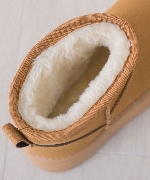 RETRO GIRL（レトロガール）の「厚底ショートムートン（その他シューズ・レディース・キャメル/ブラック・SMALL/MEDIUM/LARGE/X-LARGE）」の15枚目の写真