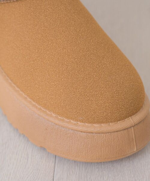 RETRO GIRL（レトロガール）の「厚底ショートムートン（その他シューズ・レディース・キャメル/ブラック・SMALL/MEDIUM/LARGE/X-LARGE）」の9枚目の写真