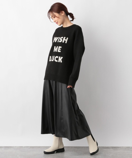 GLOBAL WORK（グローバルワーク）の「エコレザーフレアスカート/ 979216（スカート・レディース・ブラウン/ブラック・LARGE/MEDIUM）」の12枚目の写真