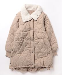 STYLEBLOCK | ソフトタフタ2WAY衿裏ボアキルティングジャケット(ブルゾン)