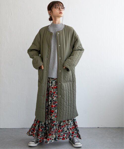 LBC(エルビーシー)の「水彩プリントマーメイドスカート(スカート・レディース・レッド/ブルー・M)」の10枚目の写真