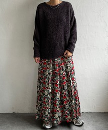 LBC | 水彩プリントマーメイドスカート(スカート)